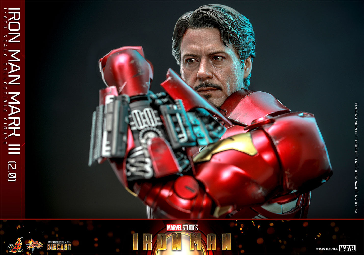 Marvel: Iron Man - Mark III 2.0 Diecast 1:6 Scale Figure - HOT