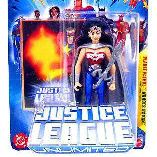 Justice League Unlimited - Wonder Woman Action Figure - Planet Patrol Mattel