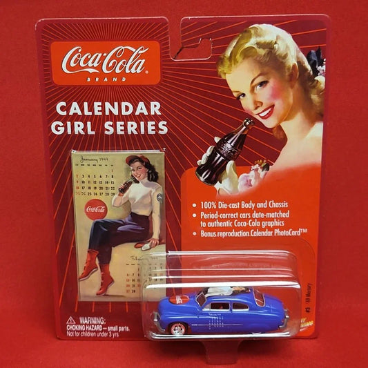 Johnny Lightning - Coca-Cola Calendar Girl Series - '49 Mercury #3 - 2004