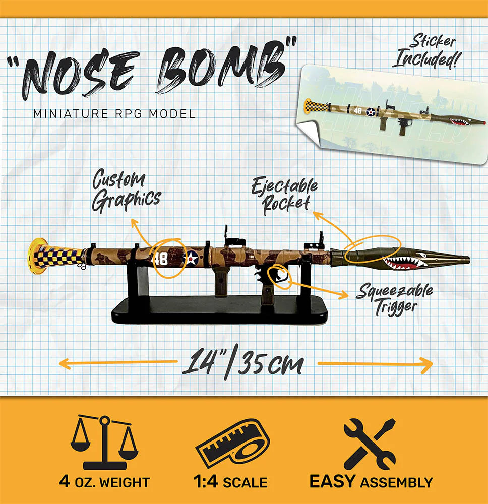 Miniature RPG Die Cast Model Kit - (RPG 'Nosebomb' Limited Edition)