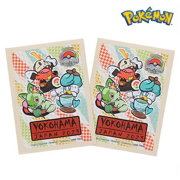 Pokémon Card WCS 2023 Yokohama Sprigatito Fuecoco Quaxly Deck Shield 64 Sleeves