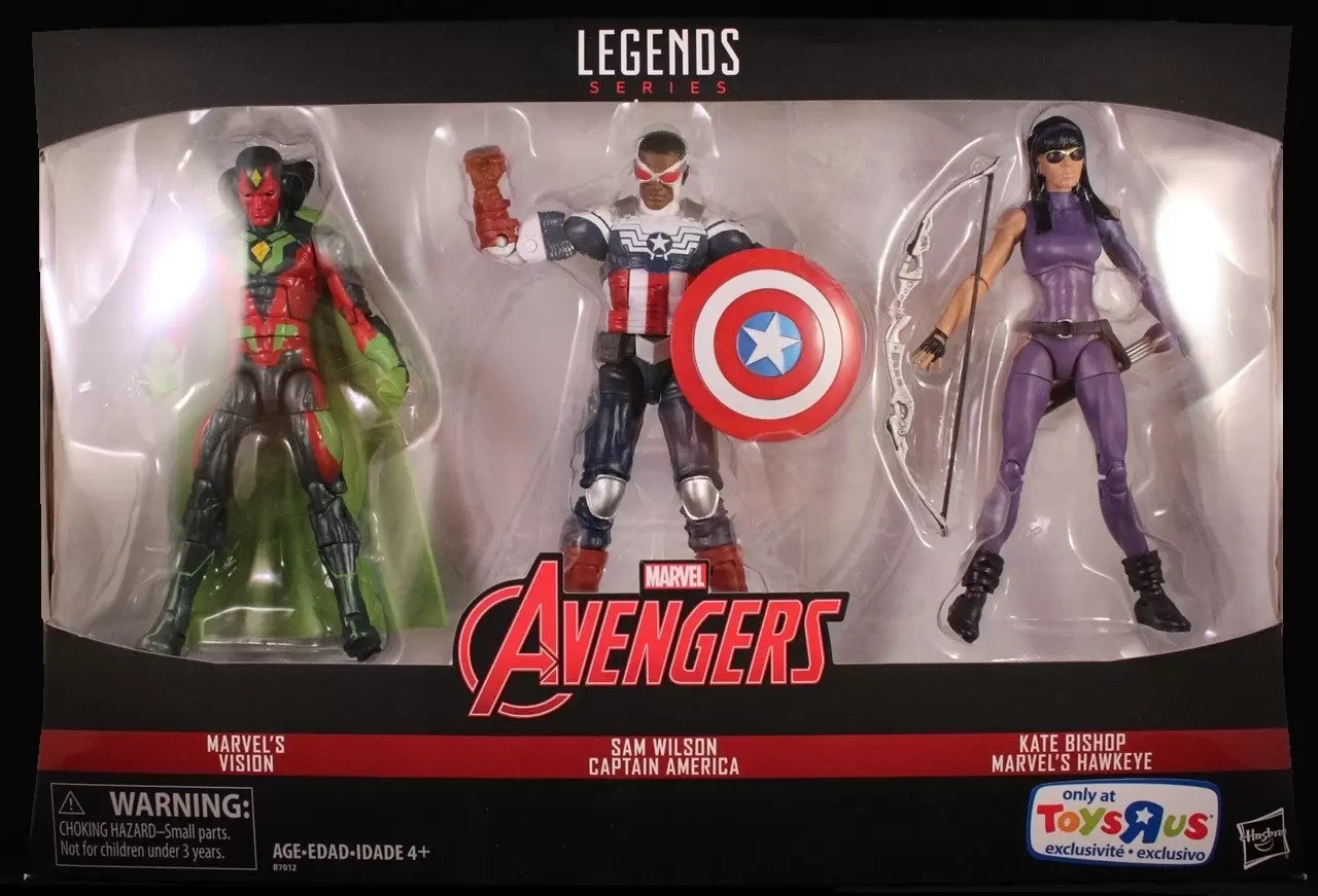 Marvel Legends Avengers Series 3-Pack (Kate Bishop, Sam Wilson, Vision)