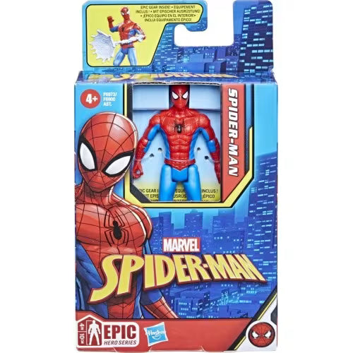 Marvel Spider-Man Epic Hero Series - Classic Spider-Man - 4" Action Figure with Accessory