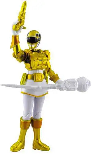 Power Rangers Megaforce - Ultra Metallic Force Yellow Ranger - 3.75" Action Figure