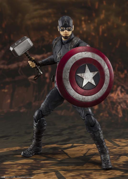 S.H.Figuarts - Avengers Endgame - Captain America (Final Battle) Edition - Action Figure (OPEN BOX)