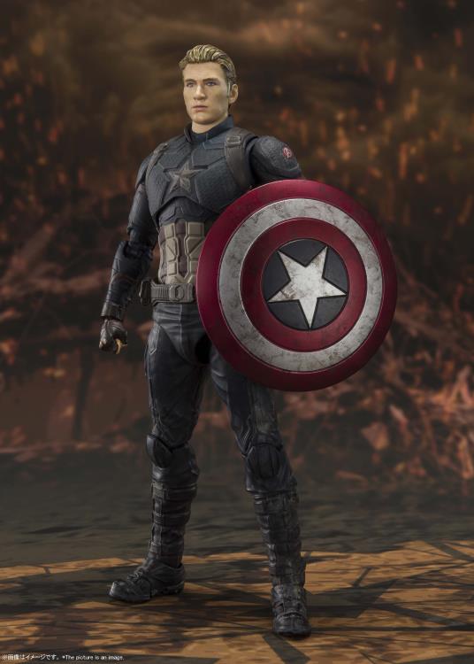 S.H.Figuarts - Avengers Endgame - Captain America (Final Battle) Edition - Action Figure (OPEN BOX)