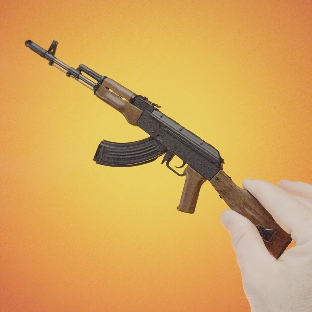 模型製作用品 AK-47 Miniature AK47 Die Cast Model Kit - (AK47 Model - Black) – Cosmic