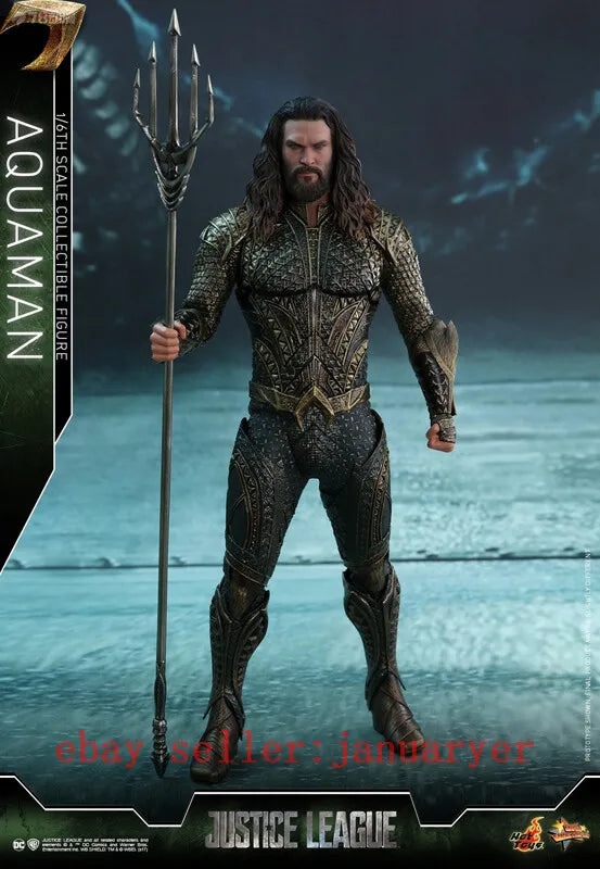 Hot Toys - MMS447 - Justice League - Aquaman - 1/6th Action Figure (OPEN BOX)