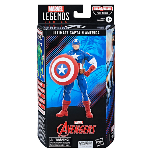 Marvel Legends Avengers - Ultimate Captain America - Puff Adder Wave