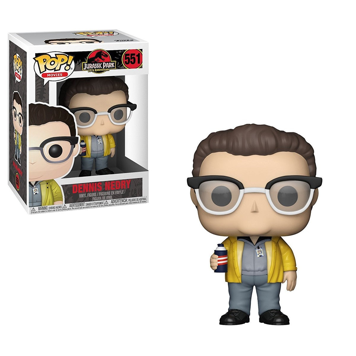 Funko Pop! Movies Jurassic Park 25th Anniversary - Dennis Nedry - 551