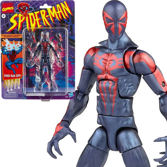 Hasbro Marvel Legends Series Spider-Man 2099 Action Figure Toy, 6-Inch Scale with Accessories