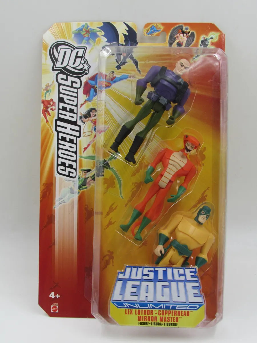 DC Super Heroes Justice League Unlimited - Lex Luthor, Copperhead, Mirror Master