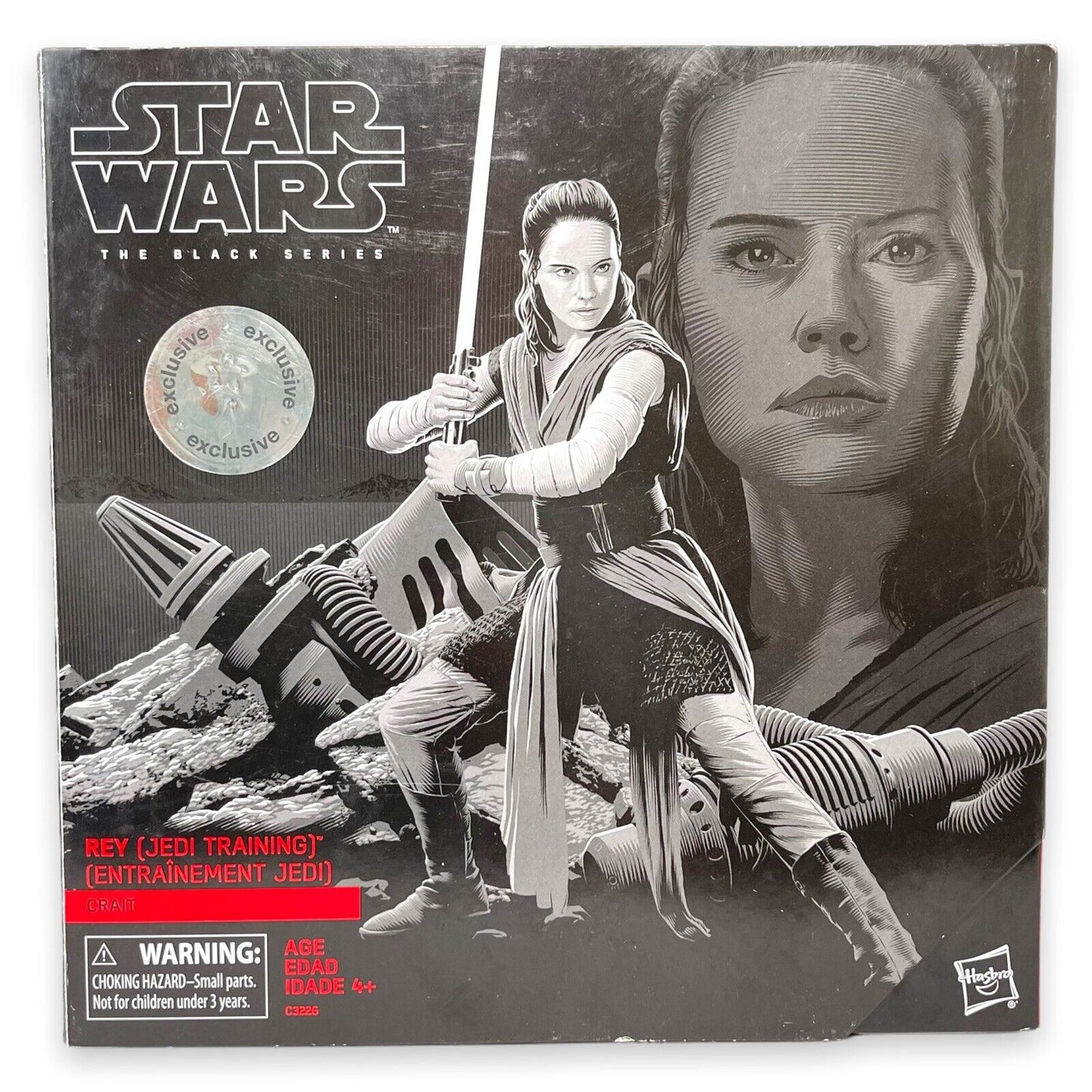 Star Wars The Black Series Rey Jedi Training Toys R Us Exclusive New