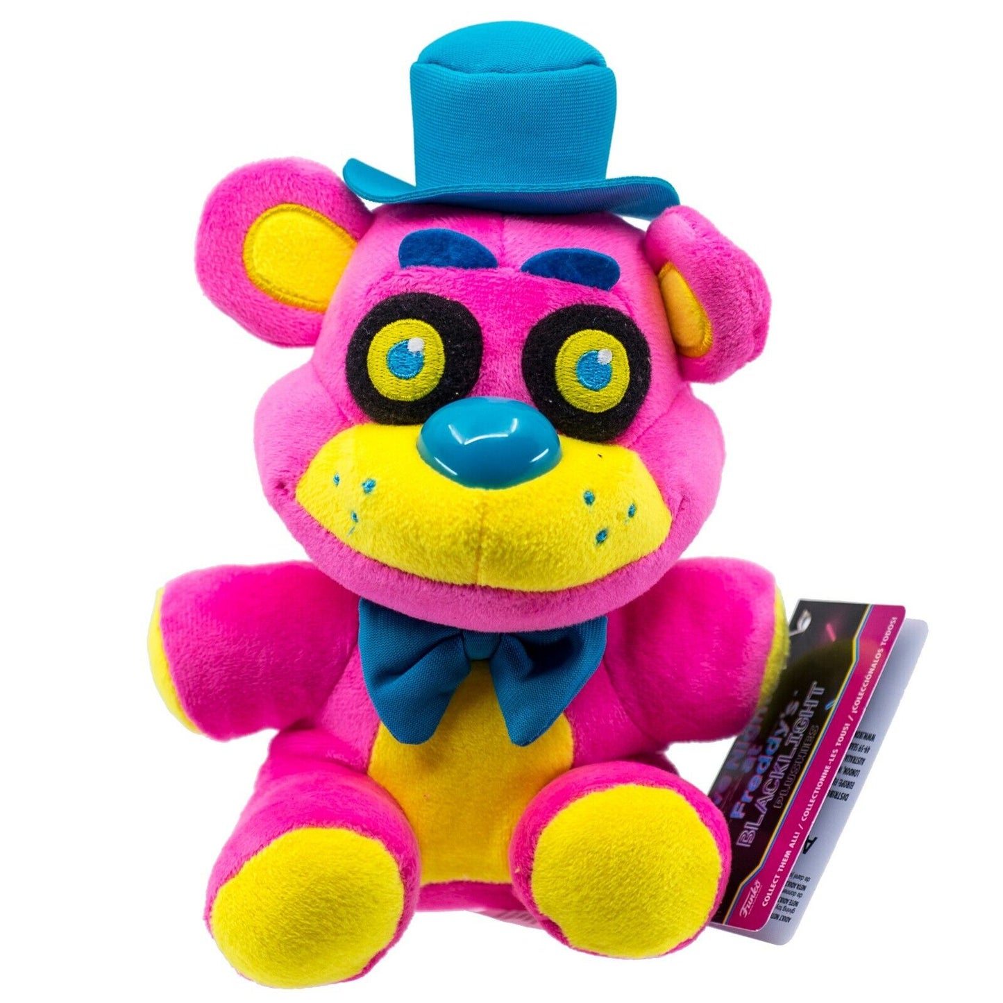 Funko Plush - Five Nights At Freddy's Blacklight Plushies - Freddy (Pink)
