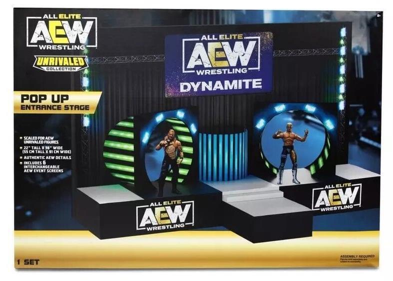 Jazwares - AEW All Elite Wrestling Unrivaled Collection - Pop Up Entrance Stage