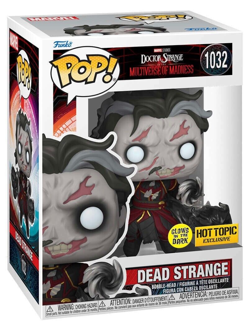 Funko POP! Marvel Multiverse Madness Dr. Strange Dead Strange - 1032 - (Hot Topic Glow)