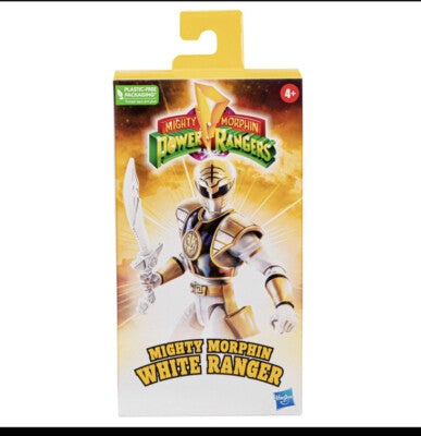 Mighty Morphin Power Rangers - Mighty Morphin White Ranger - 6" Action Figure - VHS Exclusive