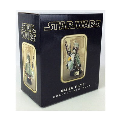 Star Wars Bust Boba Fett - Gentle Giant Studios Collectible Bust - 2003 (OPEN BOX)