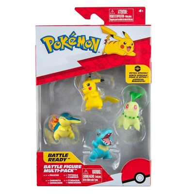 Pokemon Battle Ready Multi-Pack Retail Special (Pikachu, Totodile, Chikorita & Cyndaquil)