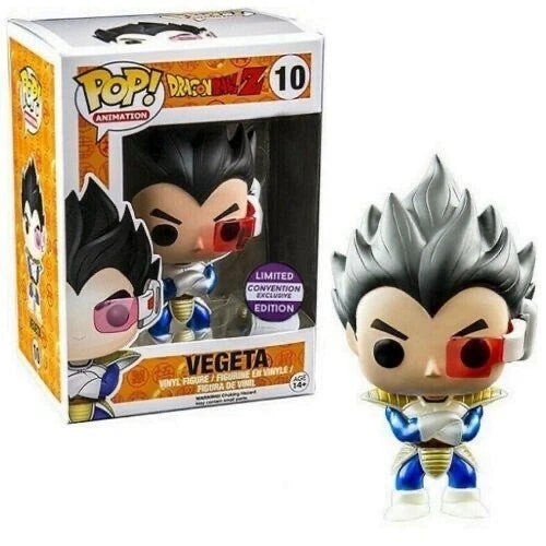 Funko Pop! Animation - Vegeta (LE Convention Exclusive) - 10 *DAMAGED BOX SEE PHOTO*