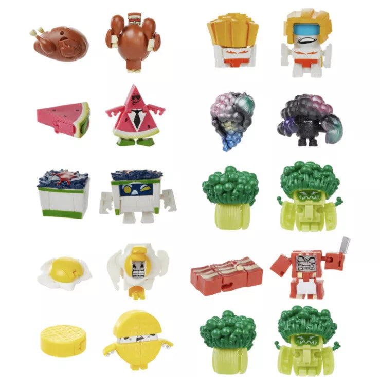 Transformers BotBots Ruckus Rally Hunger Hubs 5-Pack Mini Bots Set (F0833)