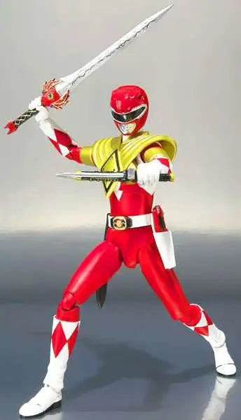 S.H. Figuarts - Mighty Morphin Power Rangers - Red Ranger (with Dragon Shield) Action Figure - 2013
