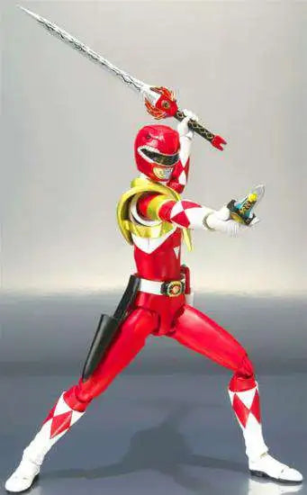 S.H. Figuarts - Mighty Morphin Power Rangers - Red Ranger (with Dragon Shield) Action Figure - 2013