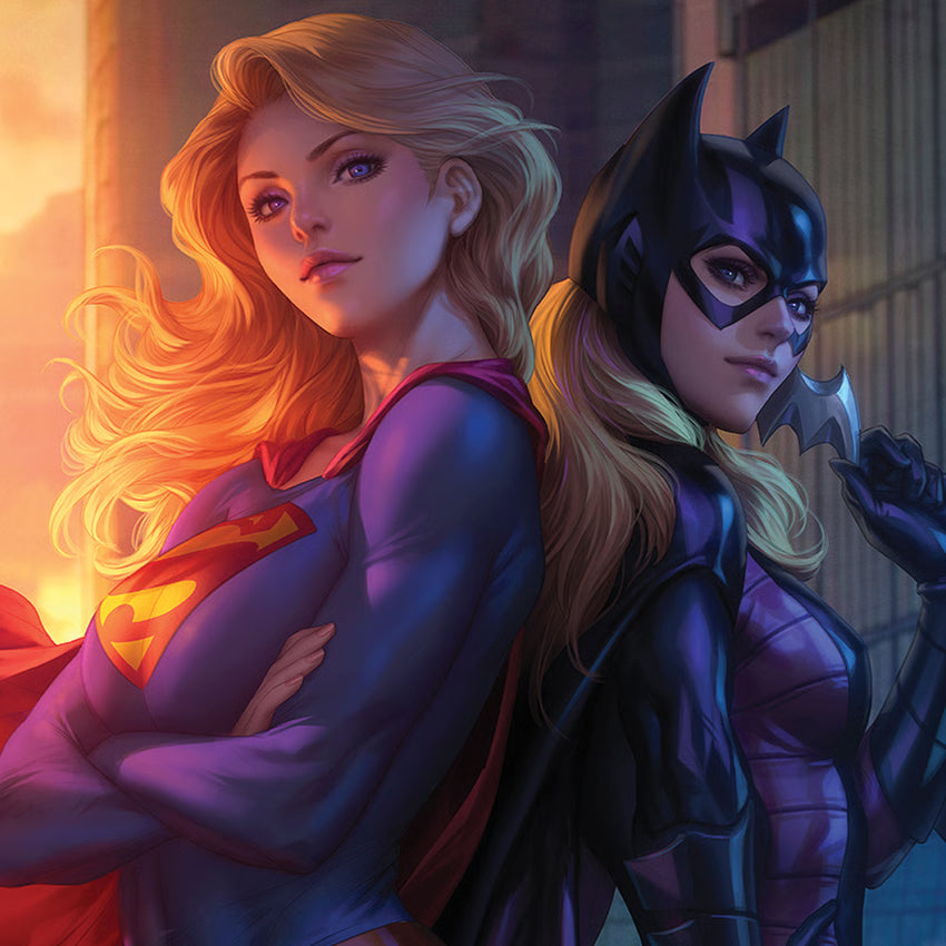Sideshow - Supergirl™ & Batgirl™ Art Print - Stanley 'Artgerm' Lau