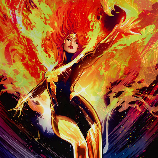 Phoenix Art Print by Lucas Werneck (16x24) Unframed