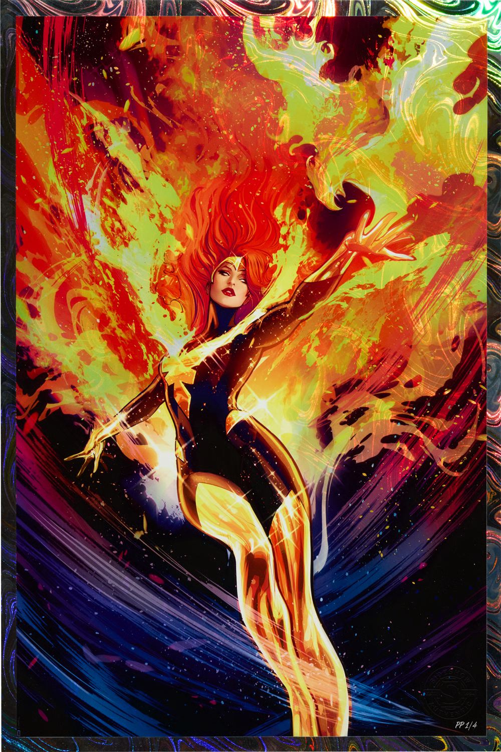 Phoenix Art Print by Lucas Werneck (16x24) Unframed