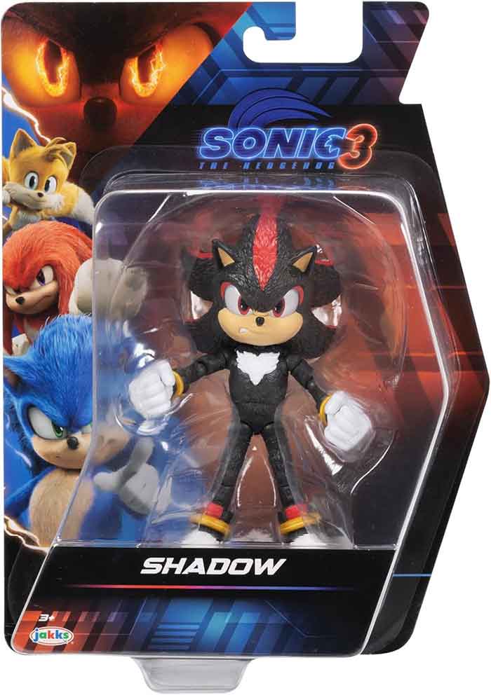 Sonic The Hedgehog 3 Movie - Shadow - 5 Inch Action Figure Wave 2