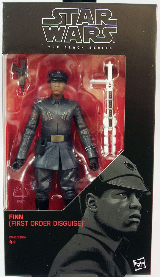Star Wars - Black Series - Finn (First Order Disguise) - OPENED - Missing Hat - 51