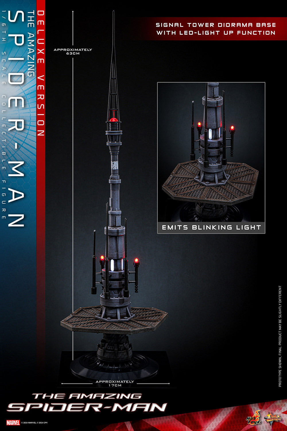 Hot Toys - The Amazing Spider-Man (Deluxe Version) MMS772 - 1:6 Scale Collectible Figure (PREORDER)