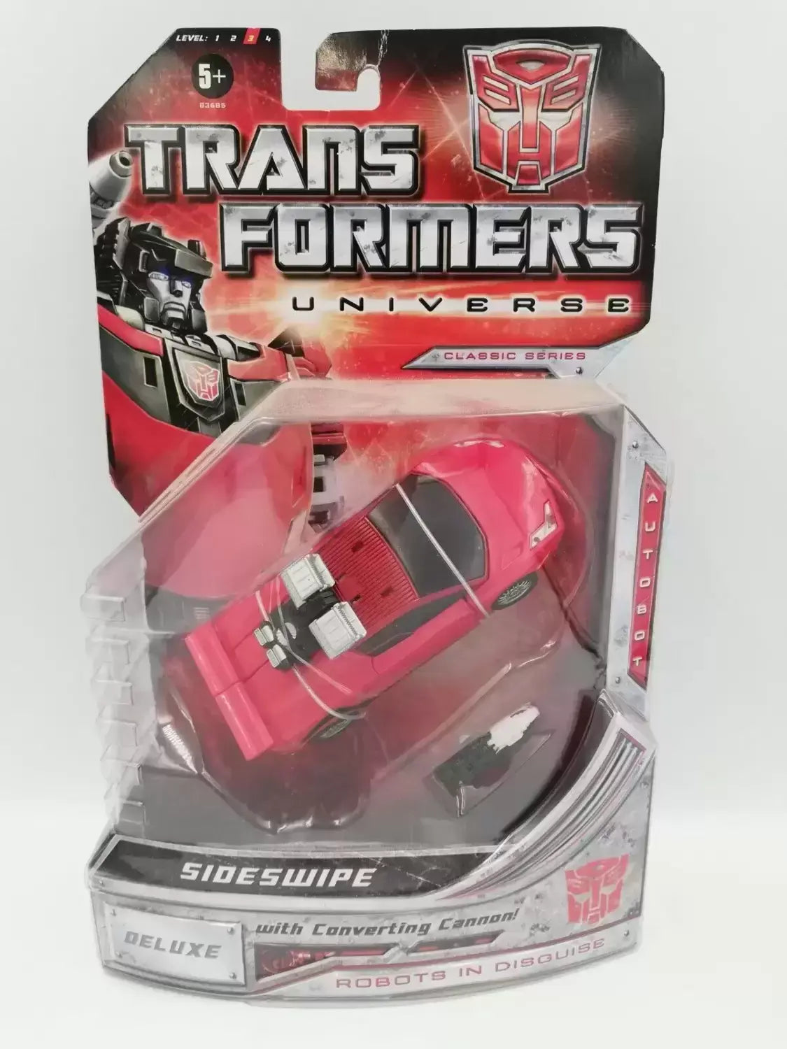 Transformers Universe - Sideswipe (with Flare Launcher) - Deluxe Class - 2008