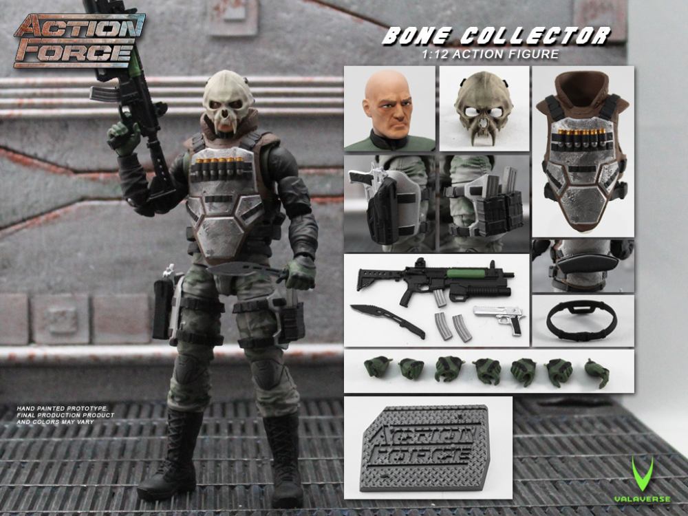 VALAVERSE - ACTION FORCE - THE BONE COLLECTOR - SERIES ONE - 01-03