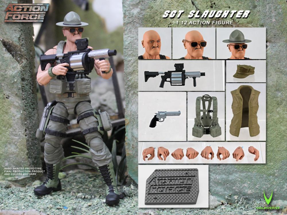 VALAVERSE - ACTION FORCE - SGT SLAUGHTER - SERIES TWO - 02-06