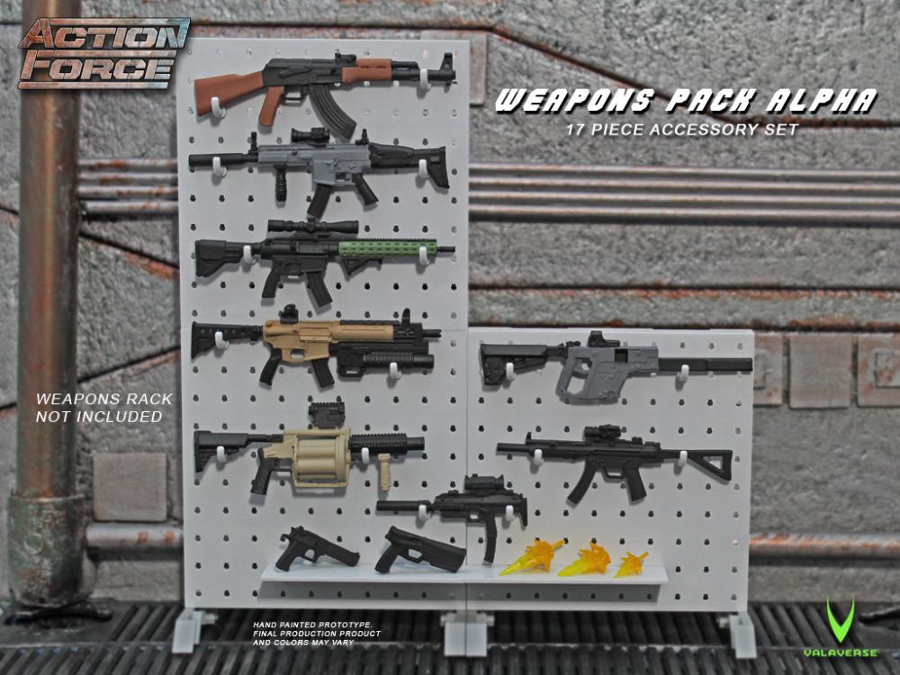 VALAVERSE - ACTION FORCE - WEAPONS PACKS ALPHA