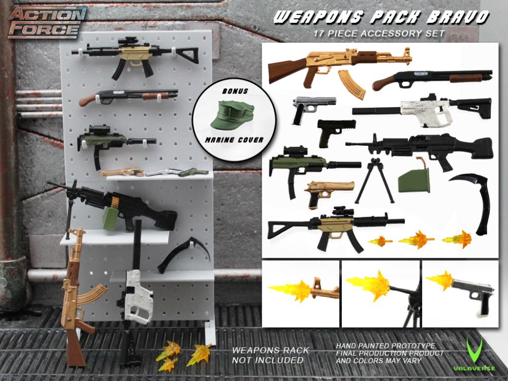 VALAVERSE - ACTION FORCE - WEAPONS PACKS BRAVO