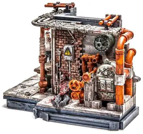 McFarlane Toys - The Walking Dead - Boiler Room Building Set #14558 - 2015
