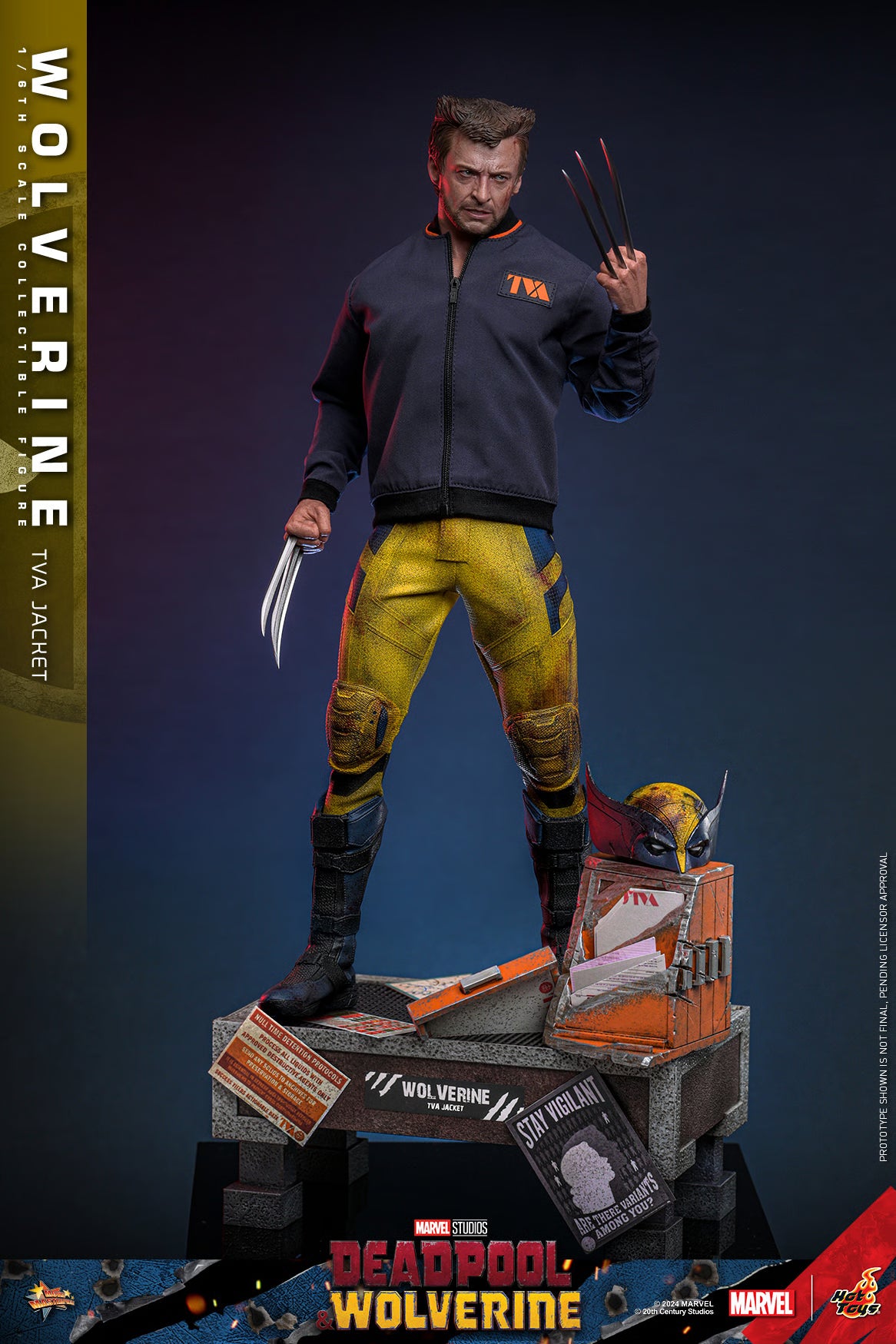 Hot Toys - Wolverine (TVA Jacket Version) 1:6 Scale Figure - MMS756