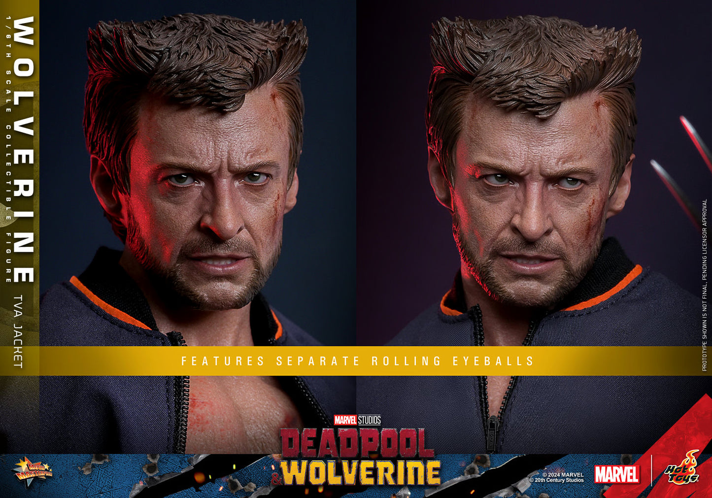 Hot Toys - Wolverine (TVA Jacket Version) 1:6 Scale Figure - MMS756