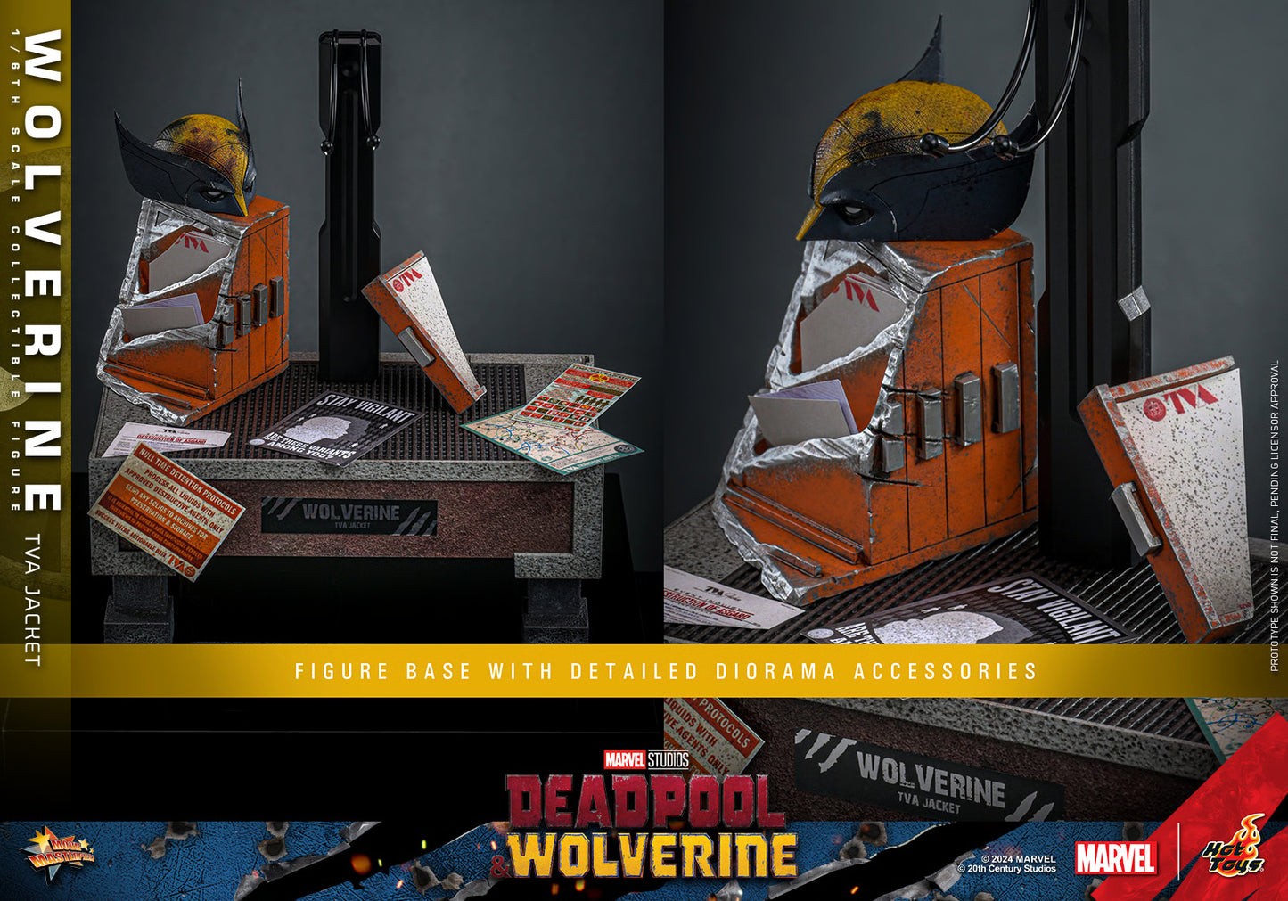 Hot Toys - Wolverine (TVA Jacket Version) 1:6 Scale Figure - MMS756