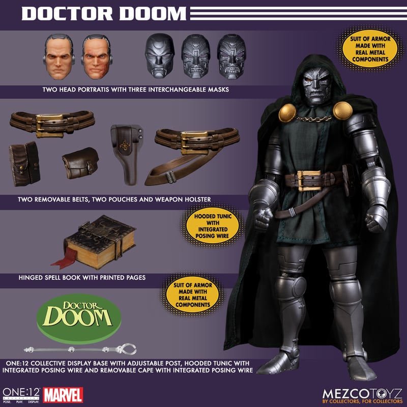 Mezco One:12 Collective - Doctor Doom (OPEN BOX)