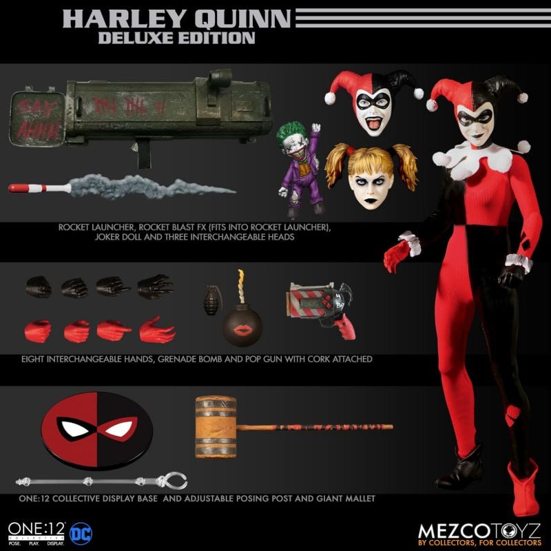 Mezco One:12 Collective - Harley Quinn - Deluxe Edition (OPEN BOX)