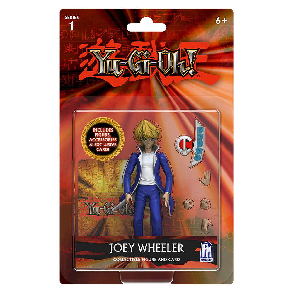 Yu-Gi-Oh!® - Joey Wheeler - Action Figure (5" Figure w/ Accessories & Special-Edition Card, Series 1)