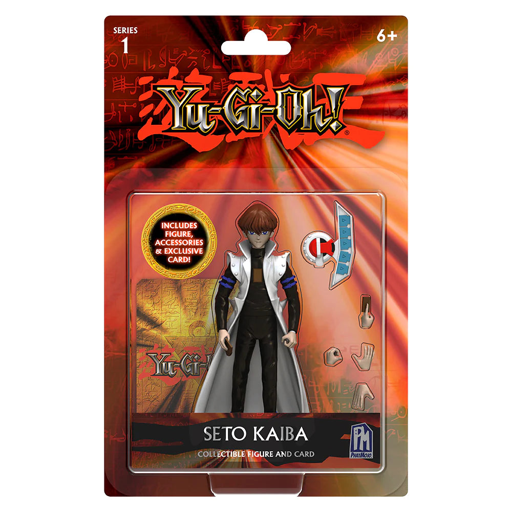 Yu-Gi-Oh!® - Seto Kaiba - Action Figure (5" Figure w/ Accessories & Special-Edition Card, Series 1)
